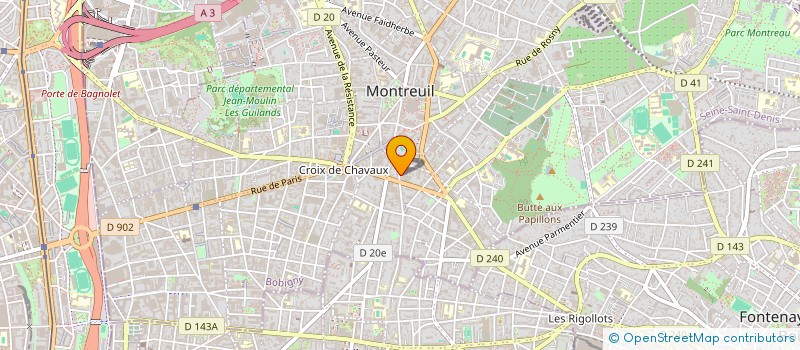 localisation de l'entreprise MADAME FRANCESCA BONATO à MONTREUIL