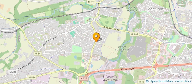 localisation de l'entreprise MADAME FRANCESCA BORGHESI  PIBRAC