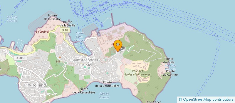 localisation de l'entreprise MADAME FRANCESCA CADET à SAINT-MANDRIER-SUR-MER