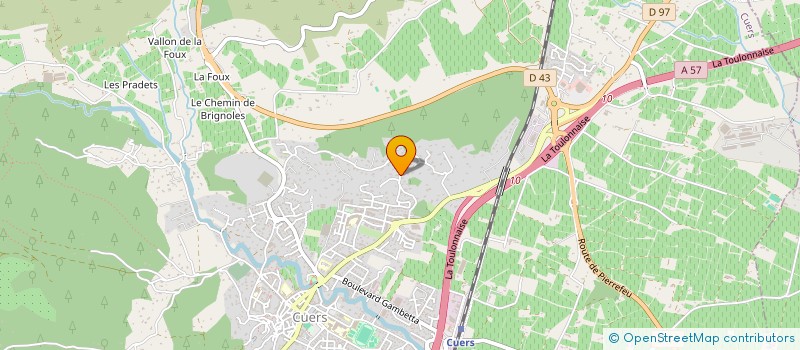 localisation de l'entreprise MADAME FRANCESCA CANNIZZARO  CUERS