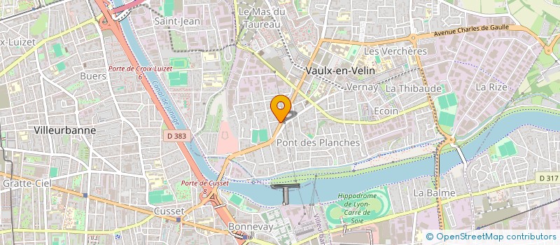 localisation de l'entreprise MADAME FRANCESCA D'ARRIGO  VAULX-EN-VELIN