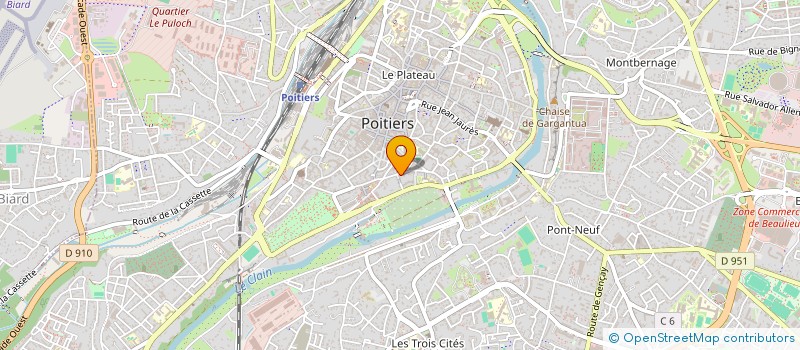 localisation de l'entreprise MADAME FRANCESCA DE VITO  POITIERS