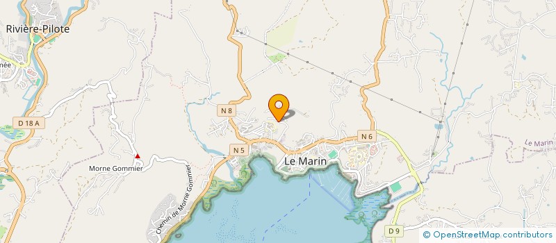 localisation de l'entreprise MADAME FRANCESCA DENIS  LE MARIN