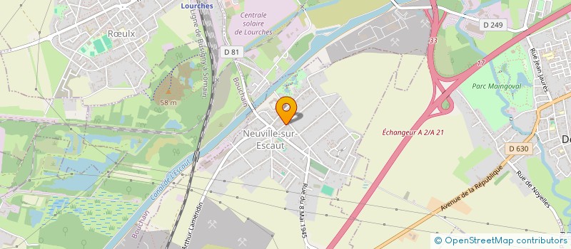 localisation de l'entreprise MADAME FRANCESCA DI DIO  NEUVILLE-SUR-ESCAUT