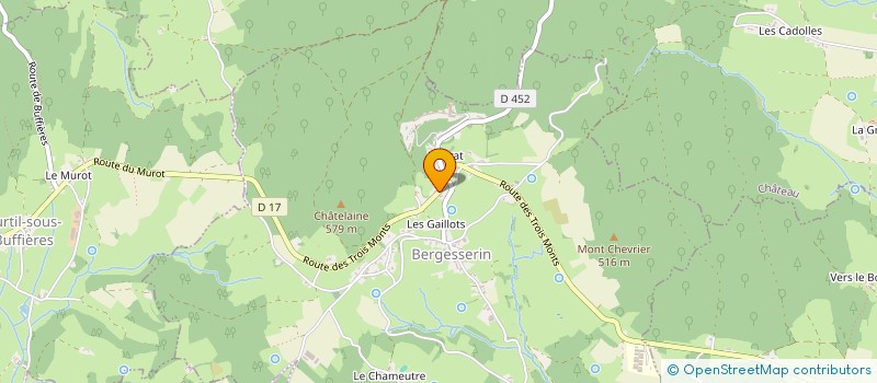 localisation de l'entreprise MADAME FRANCESCA FARRIS  BERGESSERIN