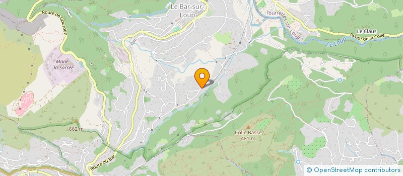 localisation de l'entreprise MADAME FRANCESCA FAUR à LE BAR-SUR-LOUP