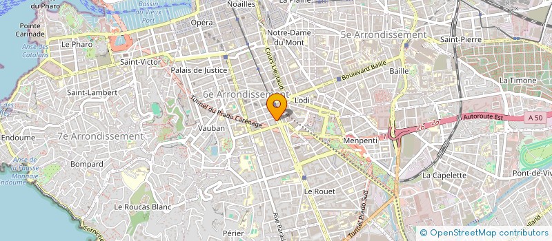 localisation de l'entreprise MADAME FRANCESCA FUMAGALLI  MARSEILLE