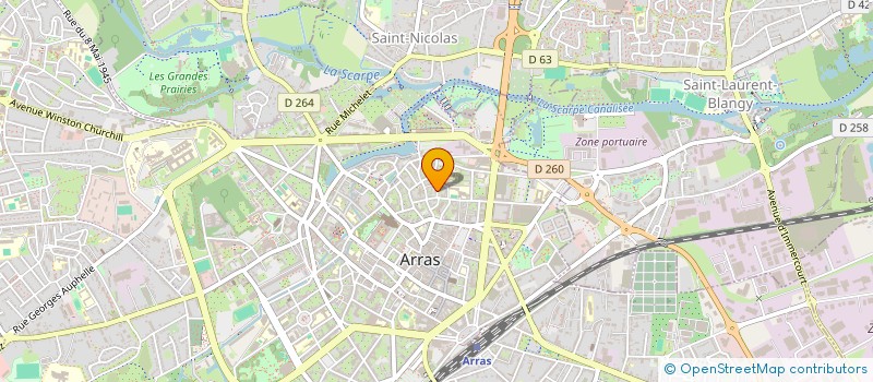 localisation de l'entreprise MADAME FRANCESCA GRACEFFA à ARRAS