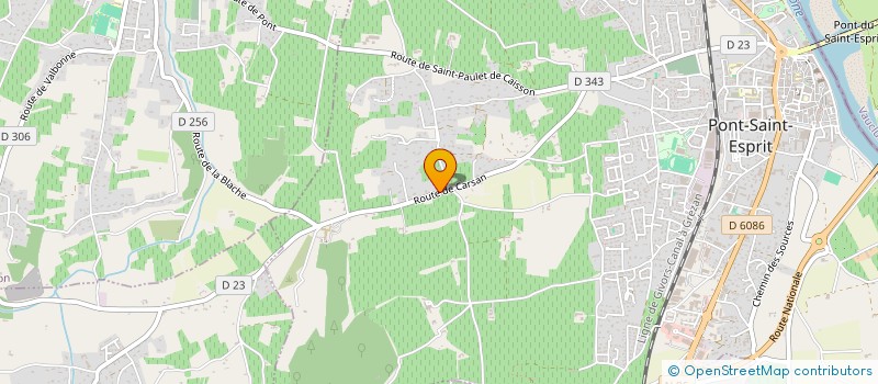 localisation de l'entreprise MADAME FRANCESCA INTORRE  SAINT-PAULET-DE-CAISSON