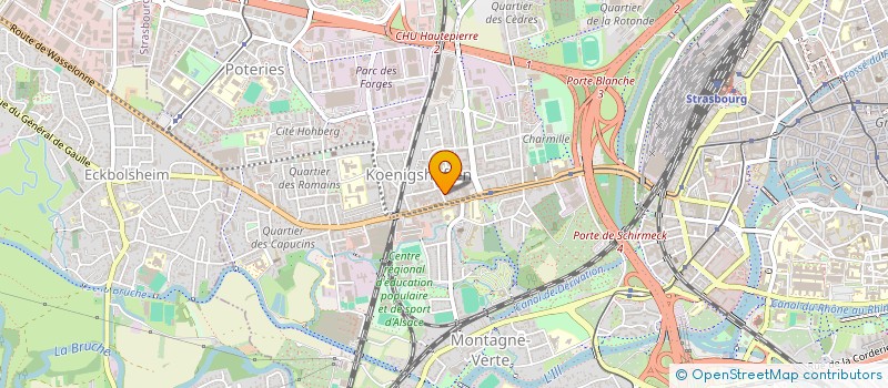 localisation de l'entreprise MADAME FRANCESCA LOCHE à STRASBOURG