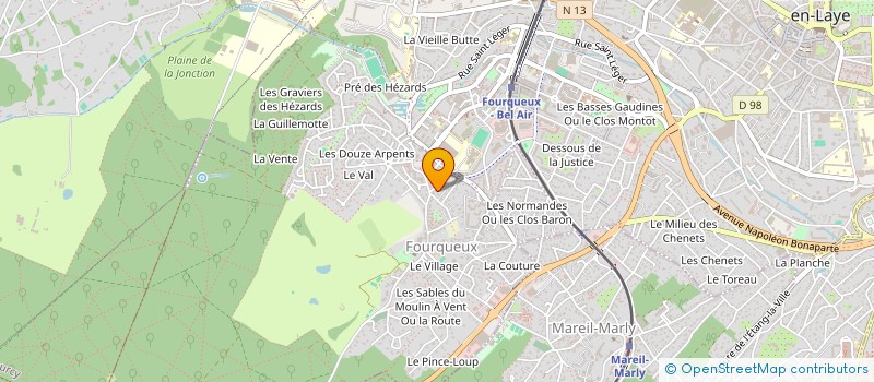 localisation de l'entreprise MADAME FRANCESCA MAGGIORA  SAINT-GERMAIN-EN-LAYE