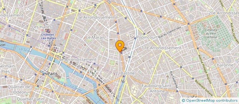 localisation de l'entreprise MADAME FRANCESCA MARTONE à PARIS