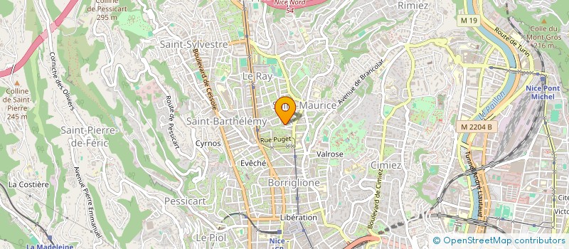 localisation de l'entreprise MADAME FRANCESCA MAZZOLO  NICE
