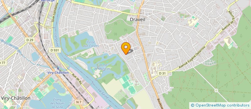 localisation de l'entreprise MADAME FRANCESCA MICHELA GIANGRASSO à DRAVEIL