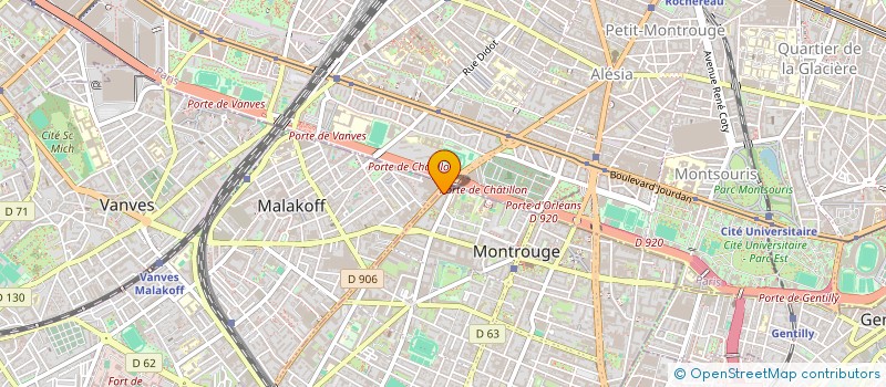 localisation de l'entreprise MADAME FRANCESCA NOUET à MONTROUGE