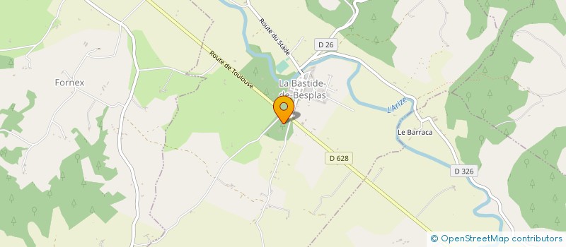 localisation de l'entreprise MADAME FRANCESCA PARKYN à LA BASTIDE-DE-BESPLAS