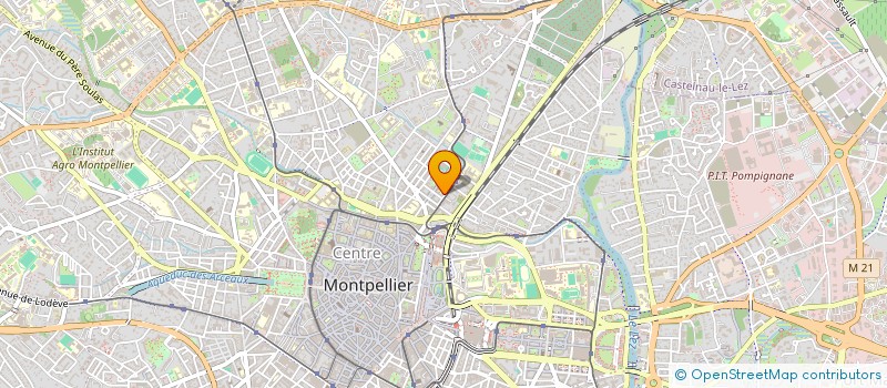 localisation de l'entreprise MADAME FRANCESCA PEYRONET à MONTPELLIER