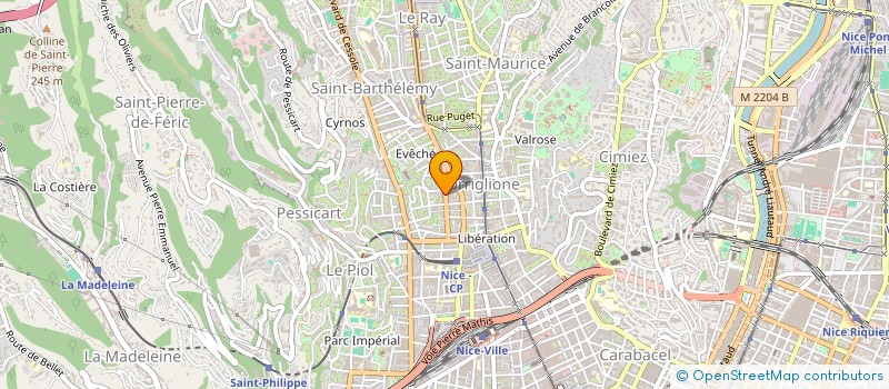localisation de l'entreprise MADAME FRANCESCA REILLE à NICE