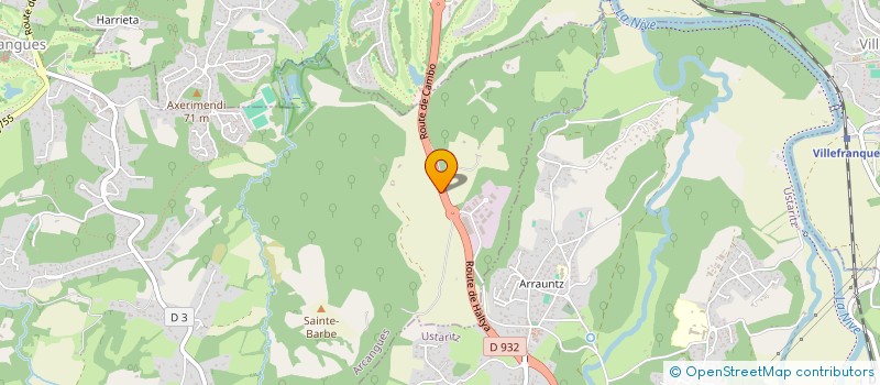 localisation de l'entreprise MADAME FRANCESCA ROSSI  ARCANGUES