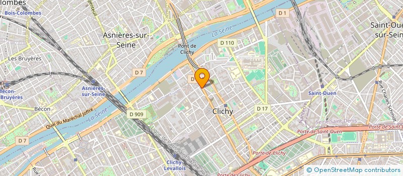 localisation de l'entreprise MADAME FRANCESCA SANGIORGI à CLICHY