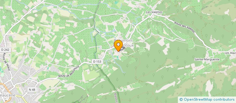 localisation de l'entreprise MADAME FRANCESCA SANTONI  BEAUMONT-DU-VENTOUX