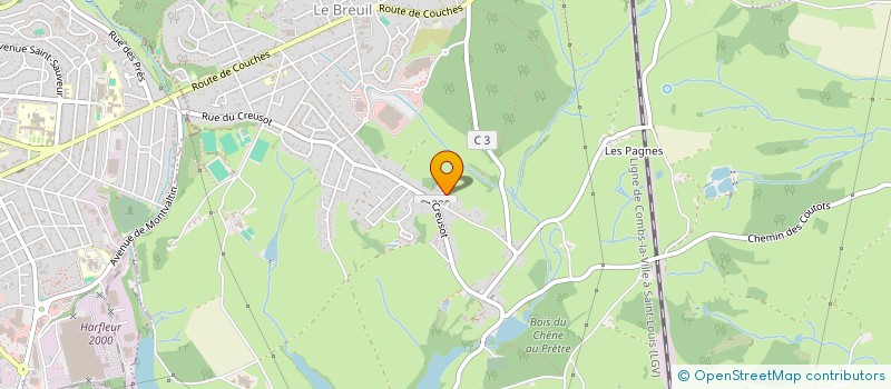 localisation de l'entreprise MADAME FRANCESCA ZENE  LE BREUIL