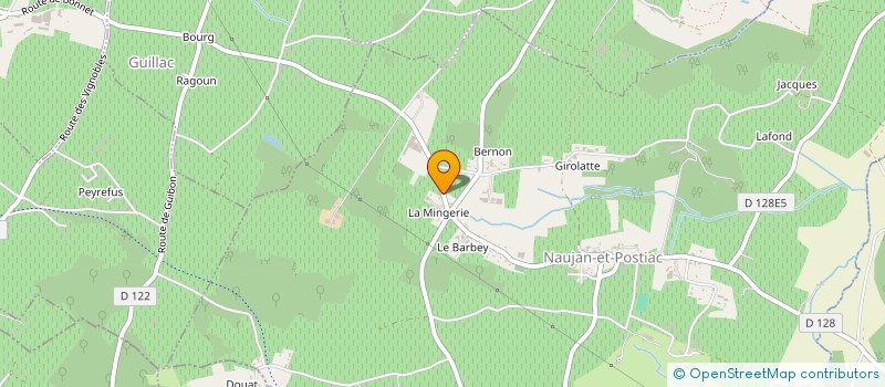 localisation de l'entreprise MADAME FRANCESKA PARGADE  NAUJAN-ET-POSTIAC