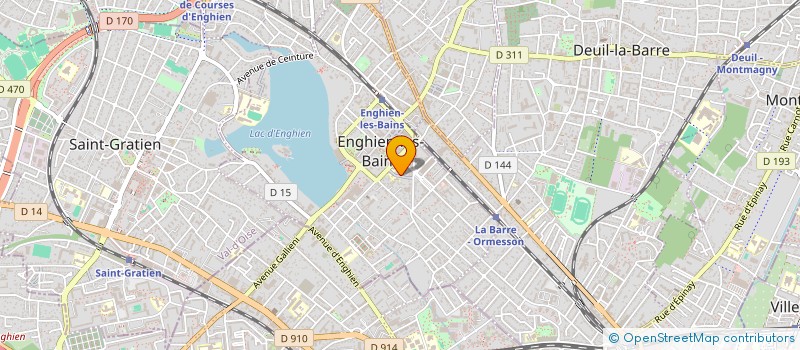 localisation de l'entreprise MADAME FRANCESKA THOMAS à ENGHIEN-LES-BAINS