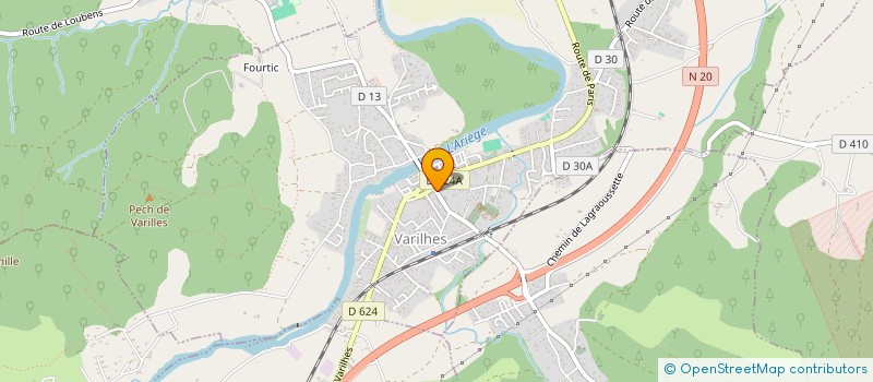 localisation de l'entreprise MADAME FRANCETTE ALABERT à VARILHES