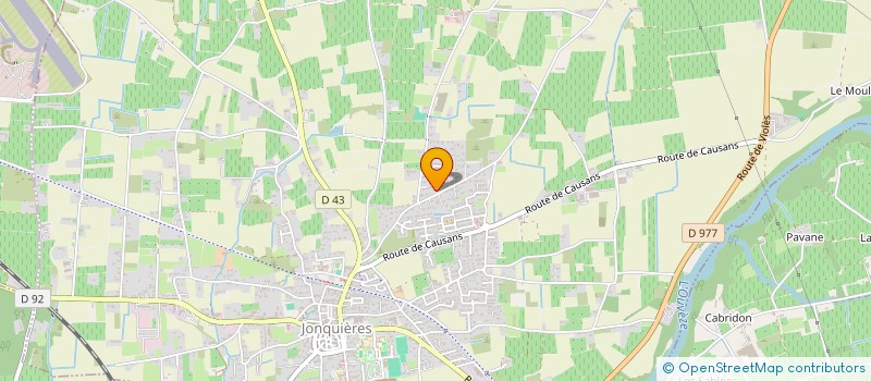 localisation de l'entreprise MADAME FRANCETTE BASTET à JONQUIERES