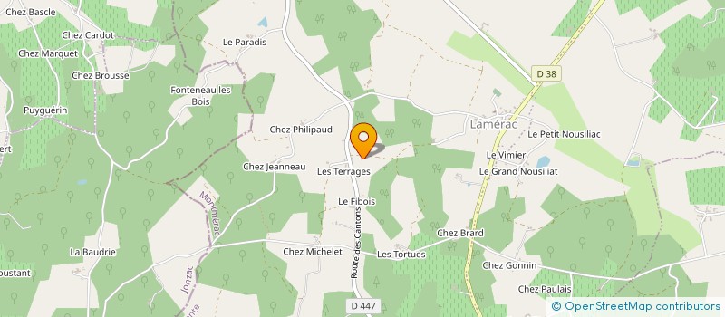 localisation de l'entreprise MADAME FRANCETTE FOUILLET à SAINT-AULAIS-LA-CHAPELLE