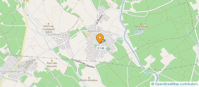 localisation de l'entreprise MADAME FRANCETTE GAUZY  ABEILHAN