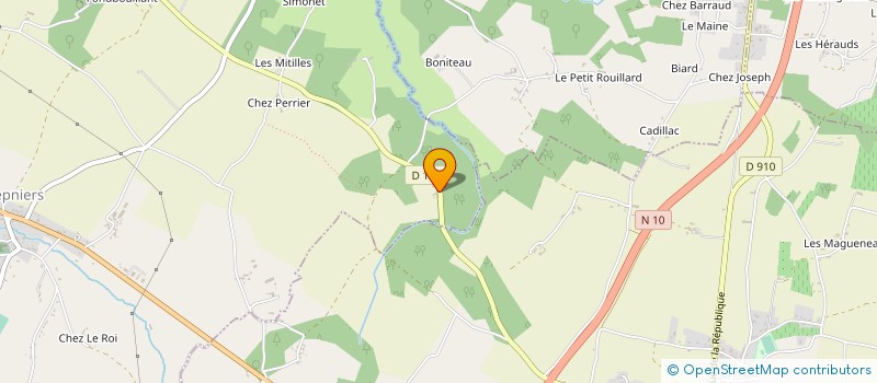 localisation de l'entreprise MADAME FRANCETTE MAITRE  CHATENET