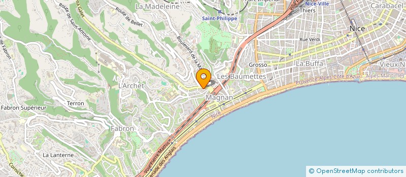 localisation de l'entreprise MADAME FRANCETTE MAMONE à NICE