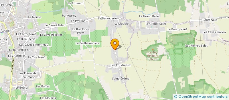 localisation de l'entreprise MADAME FRANCETTE NOCETTI  BEAUMONT-EN-VERON