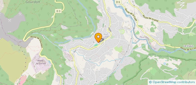 localisation de l'entreprise MADAME FRANCETTE PUCCI  LE BAR-SUR-LOUP