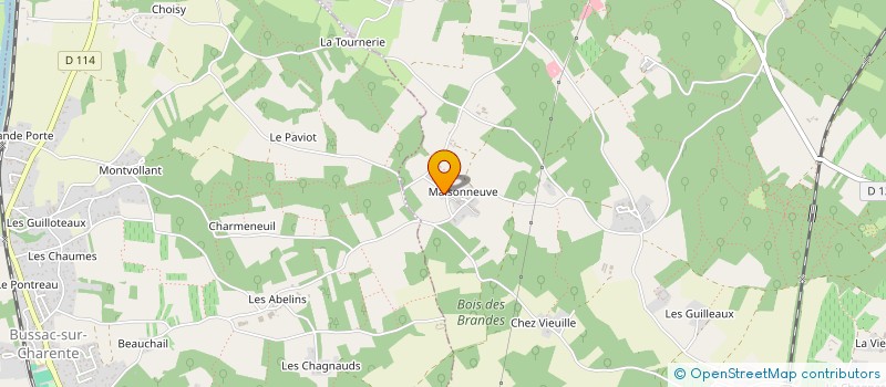 localisation de l'entreprise MADAME FRANCETTE ROUGE à LE DOUHET