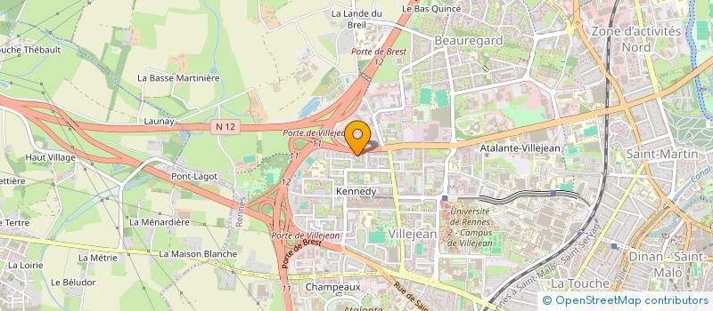 localisation de l'entreprise MADAME FRANCHESCA MASSIKITA--MBOSA  RENNES