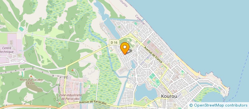 localisation de l'entreprise MADAME FRANCIA GEMAQUE  KOUROU