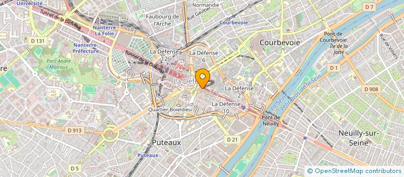 localisation de l'entreprise MADAME FRANCIA HARROW  PUTEAUX