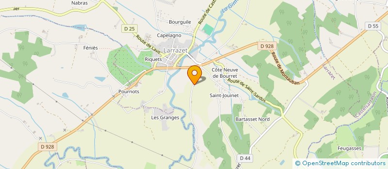 localisation de l'entreprise MADAME FRANCIA NICOLAS  MONTBARTIER