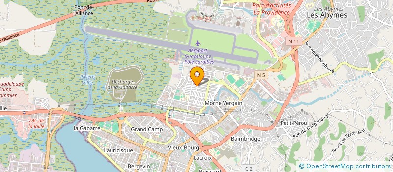 localisation de l'entreprise MADAME FRANCIANE BOCAGE à LES ABYMES