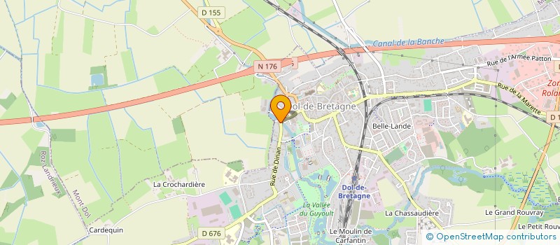 localisation de l'entreprise MADAME FRANCIANE CLUYTENS  DOL-DE-BRETAGNE