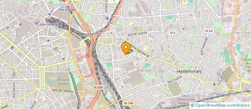 localisation de l'entreprise MADAME FRANCIANE LESALES  LILLE