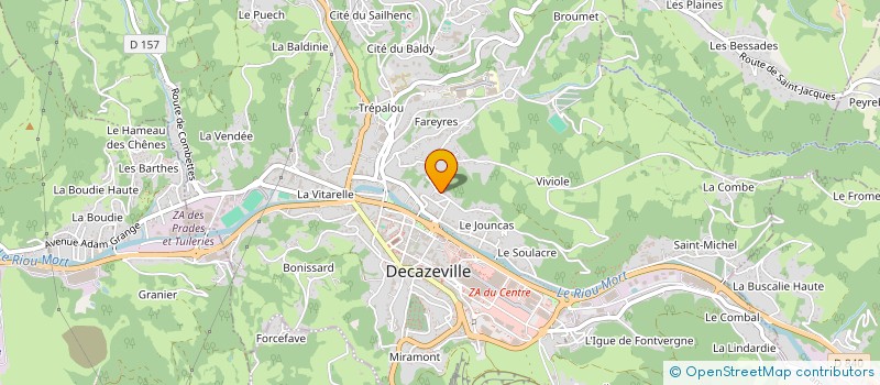 localisation de l'entreprise MADAME FRANCIANE MODESTINE  DECAZEVILLE