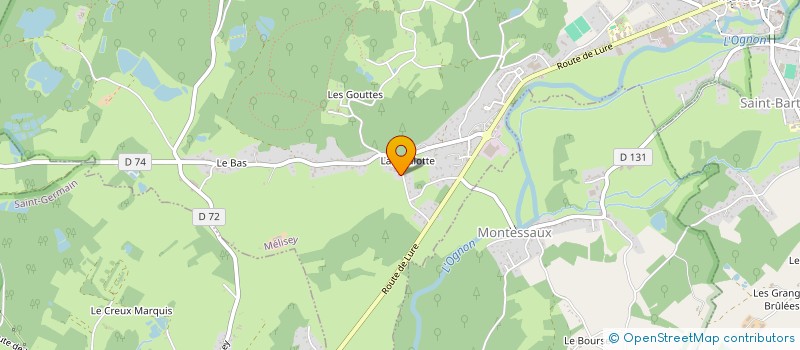 localisation de l'entreprise MADAME FRANCIANE NACTO  MELISEY