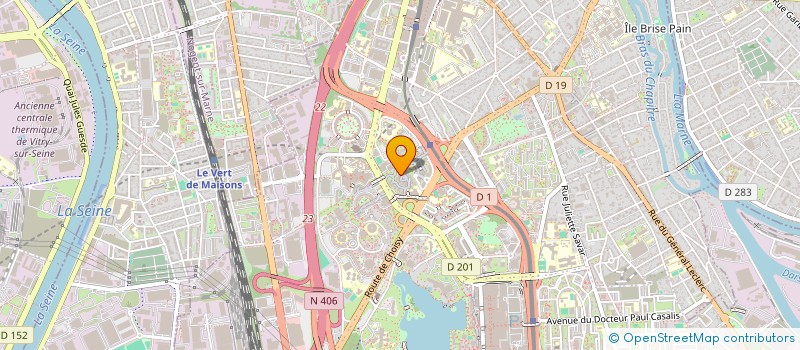 localisation de l'entreprise MADAME FRANCILA DALMAT  CRETEIL