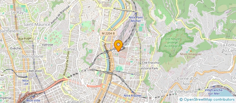 localisation de l'entreprise MADAME FRANCILENE SALVADOR DOS SANTOS à NICE