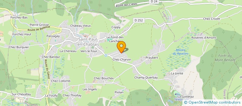 localisation de l'entreprise MADAME FRANCINA BROES VAN ITERSON  SAINT-PAUL-EN-CHABLAIS