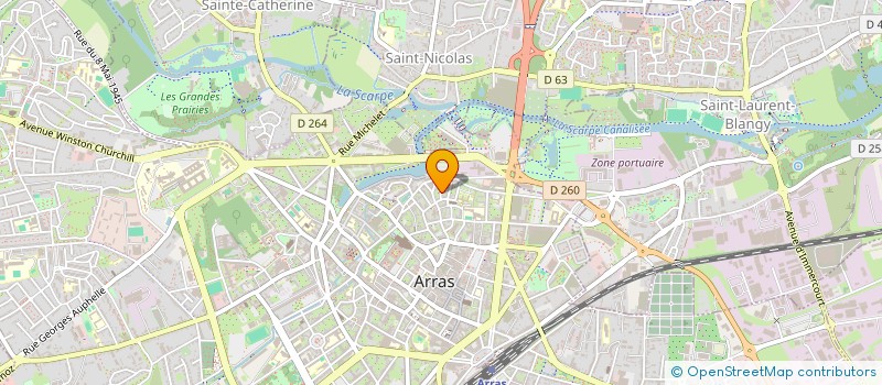 localisation de l'entreprise MADAME FRANCINE ACCART à ARRAS